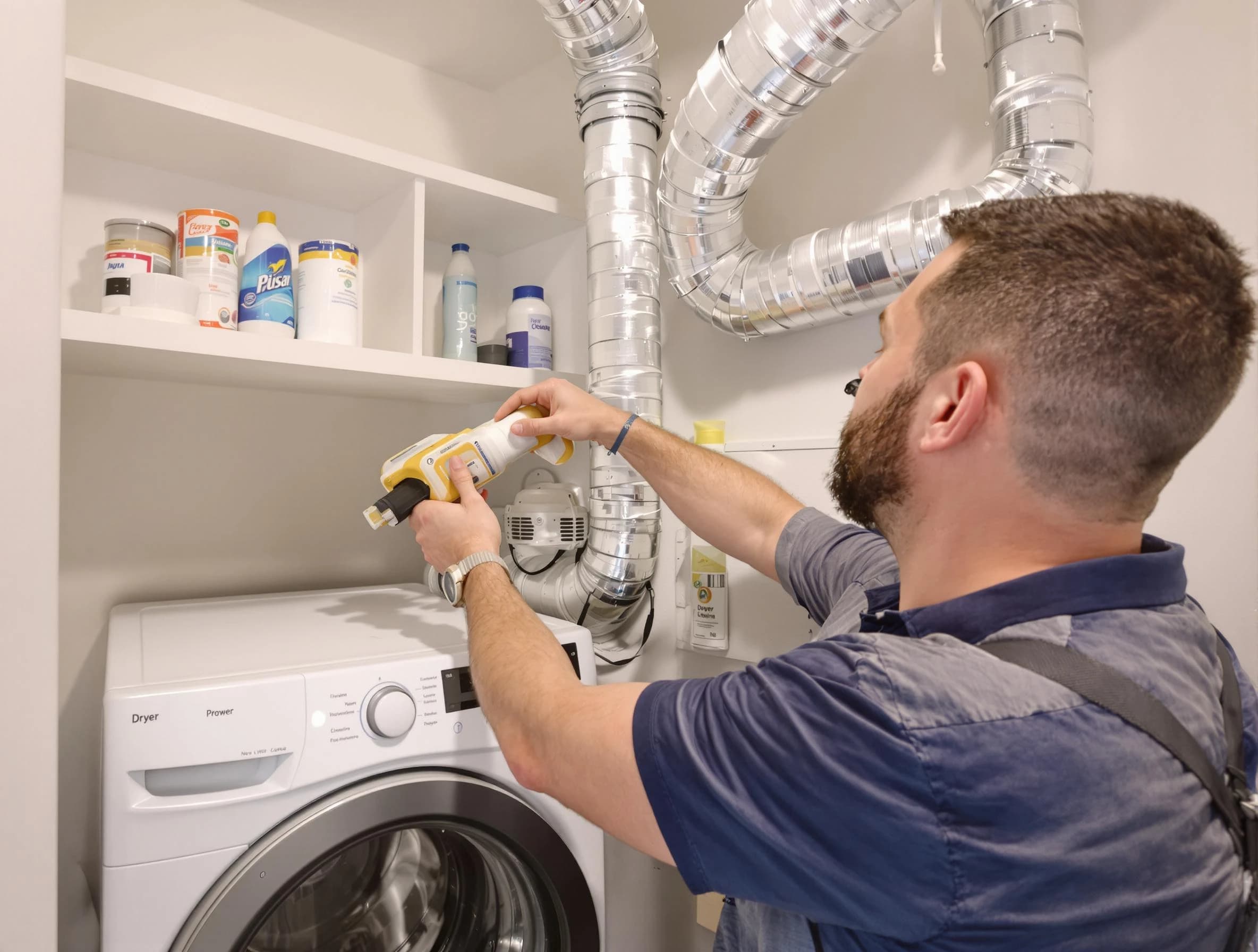 Paradise Valley Dryer Vent Cleaning technician performing dryer vent cleaning at a home in Paradise Valley