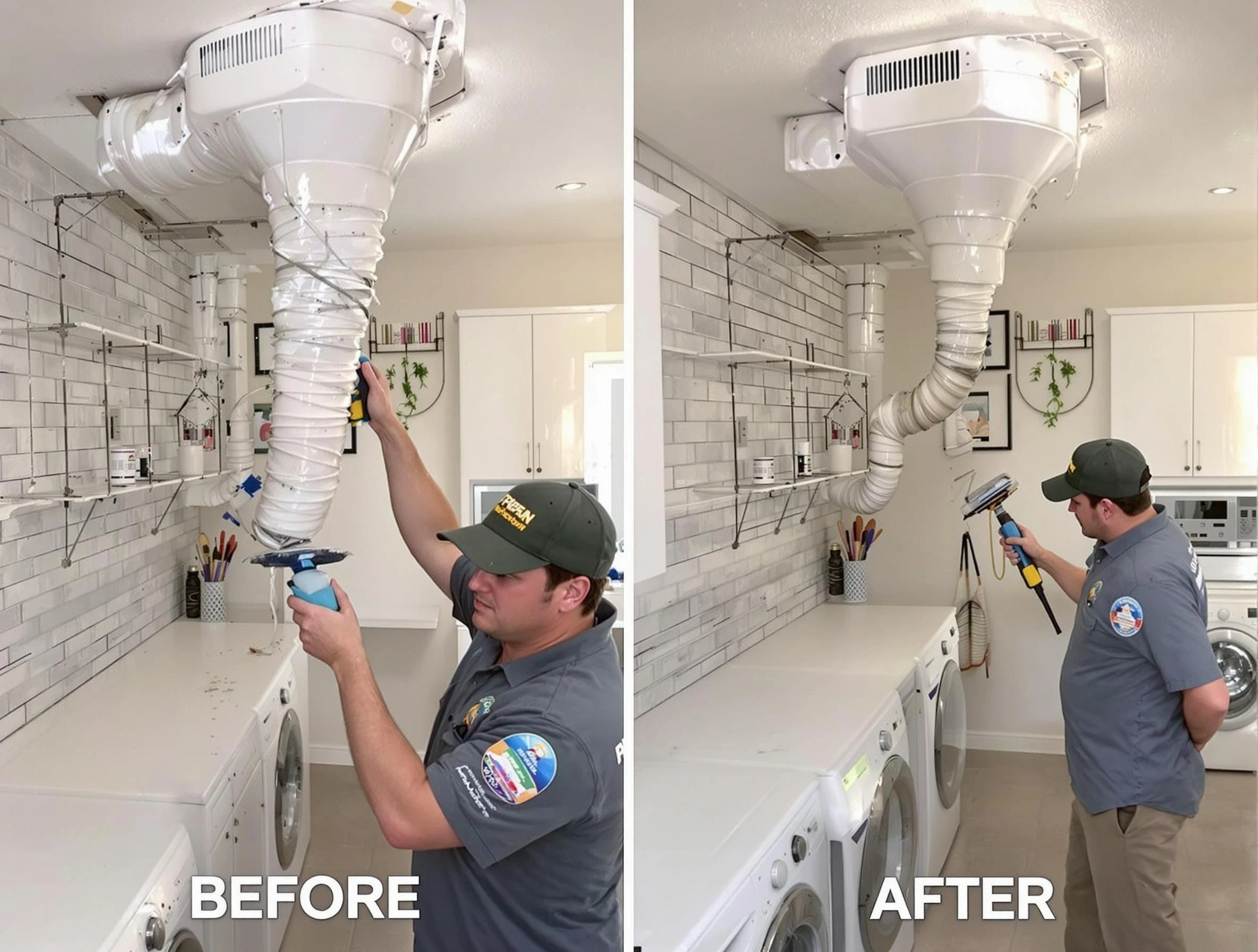 Professional dryer exhaust vent cleaning by Paradise Valley Dryer Vent Cleaning in Paradise Valley