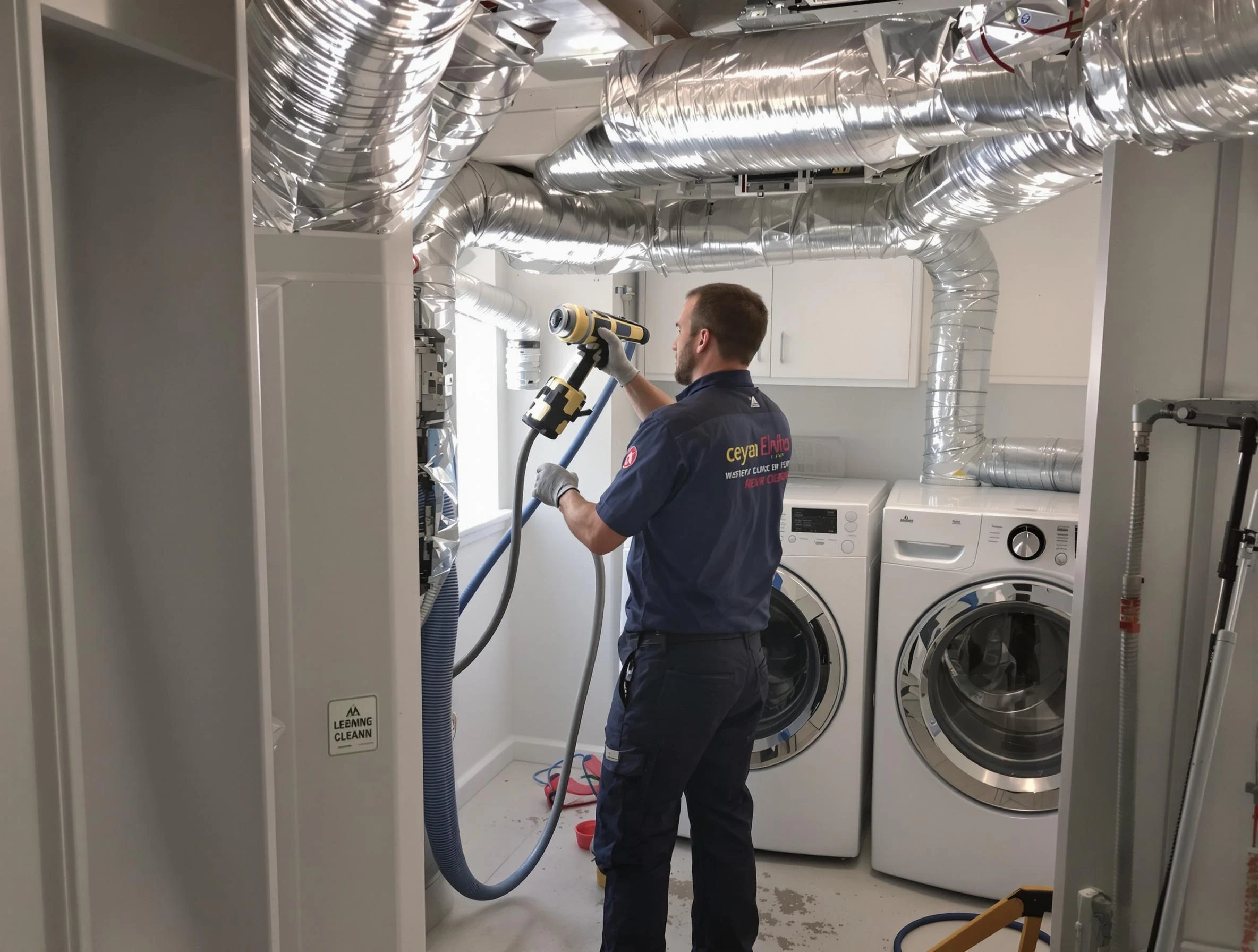 Paradise Valley Dryer Vent Cleaning specialist using advanced equipment for thorough duct cleaning in Paradise Valley