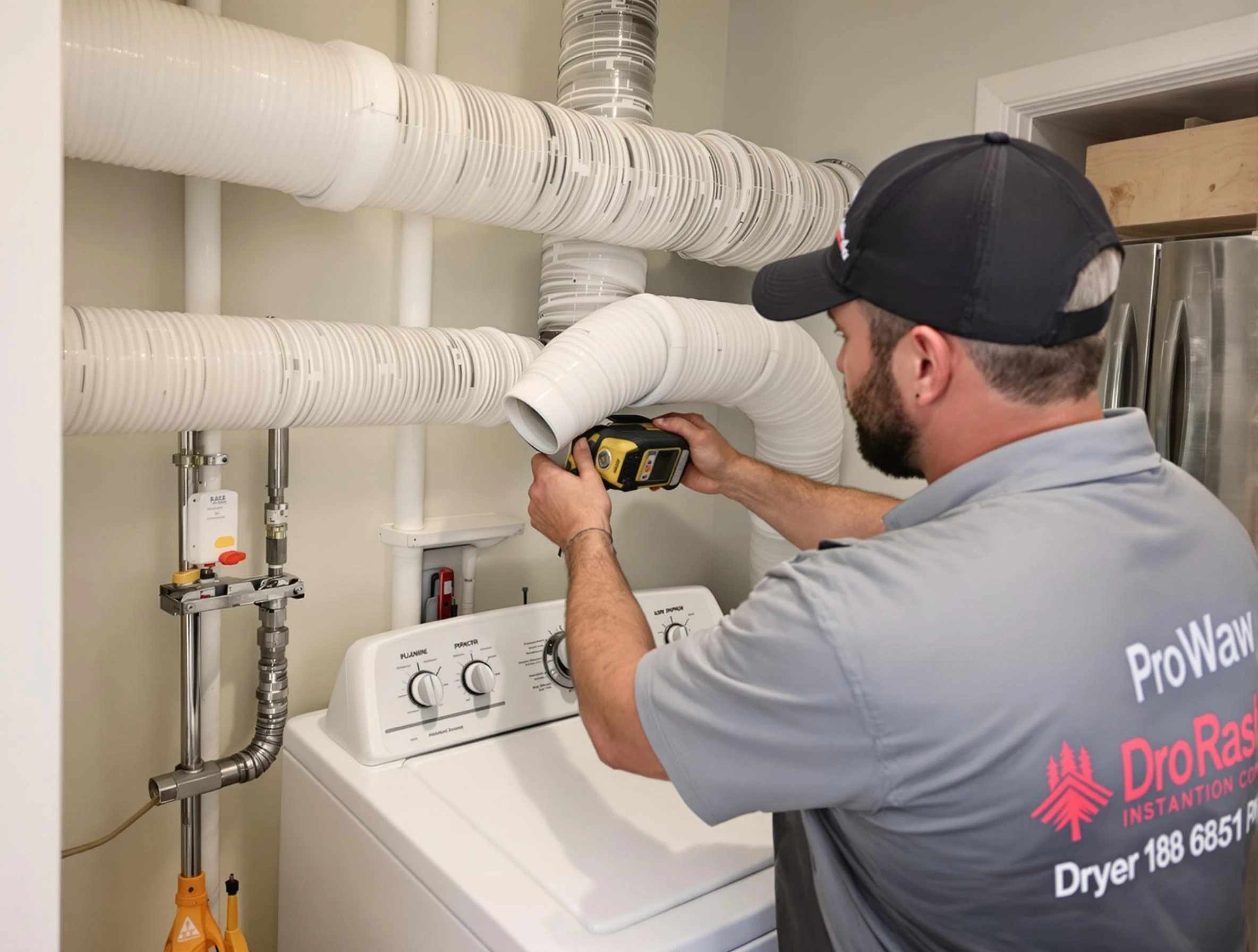 Professional dryer vent hose installation by Paradise Valley Dryer Vent Cleaning in Paradise Valley