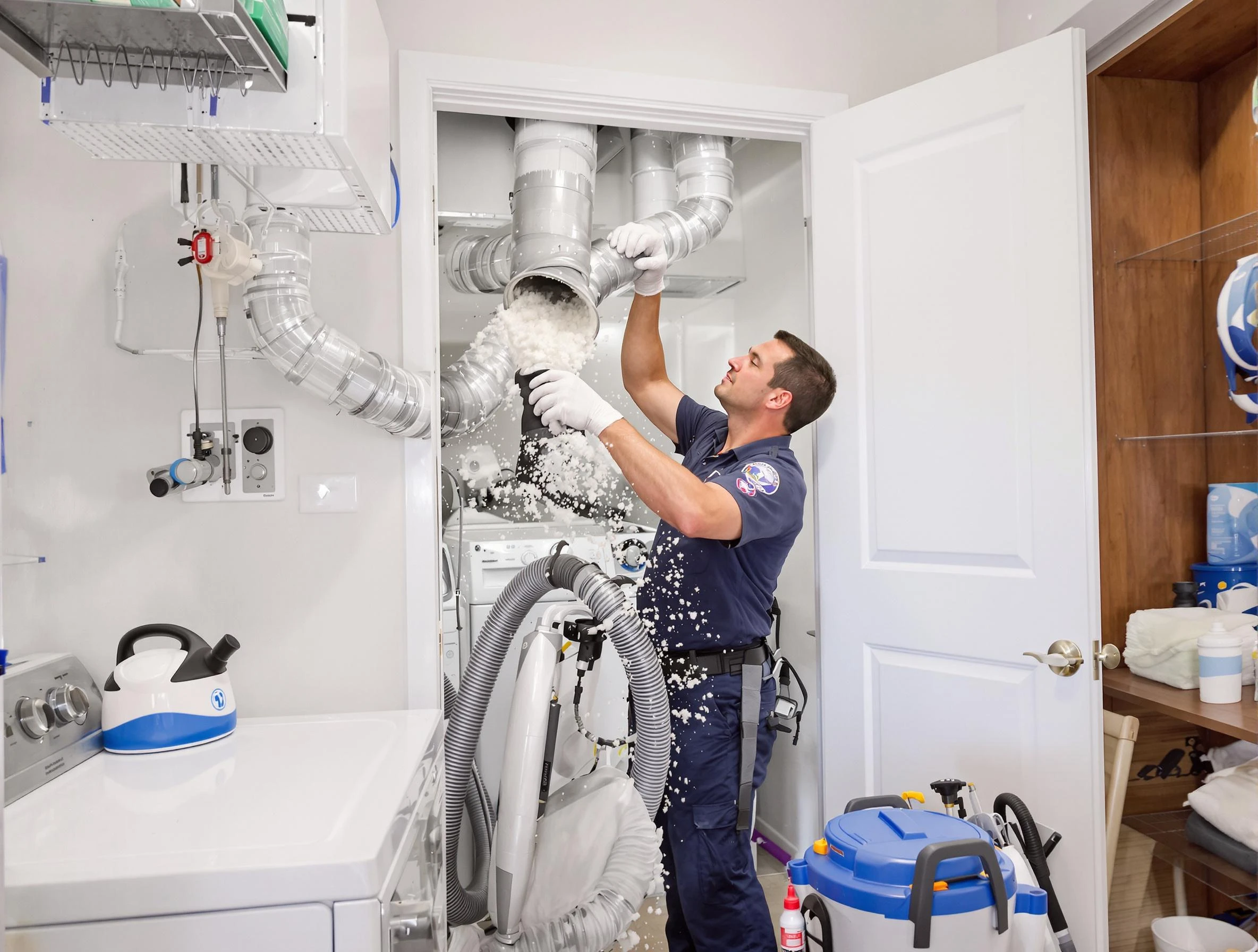 Paradise Valley Dryer Vent Cleaning technician delivering thorough residential dryer vent cleaning service in Paradise Valley